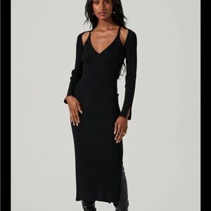 ASTR Black Sweater Dress